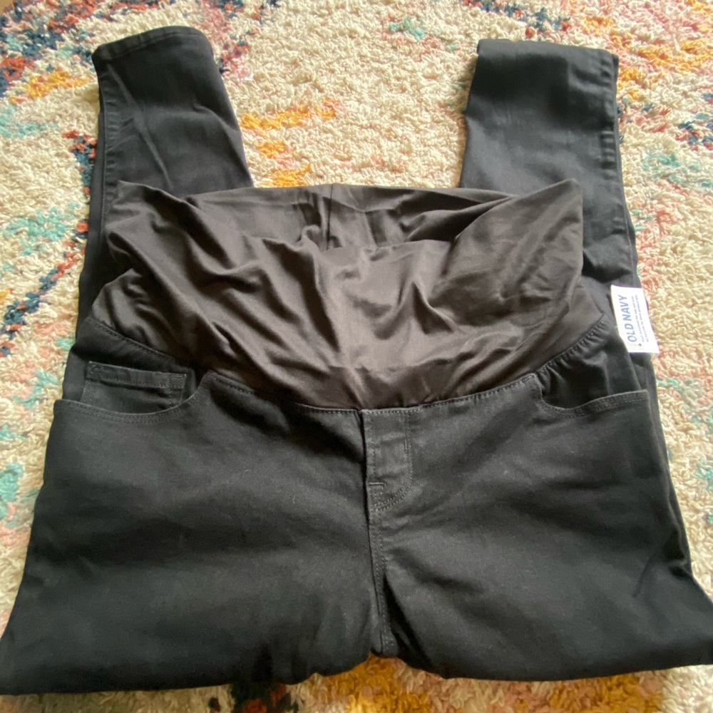 Black skinny Jean - Maternity Sz 12